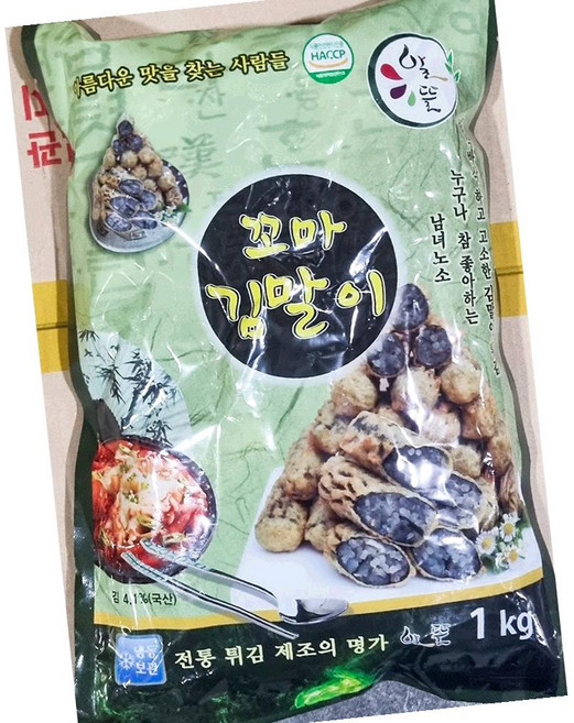 알뜰 꼬마 김말이 25g 40입 1kg 냉동어묵, 1개