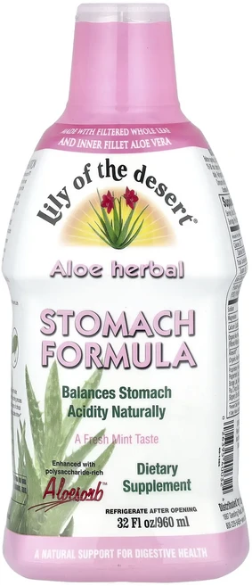 헁복하고 건강하세요 Lily of the Desert 알로에 허브 위 포뮬라 프레시 민트 960ml(32fl oz) 늘 챙기셔야합니다, LilyoftheDesert알로에허브위포뮬라프레시민트9, 1개, 59ml - 쿠팡