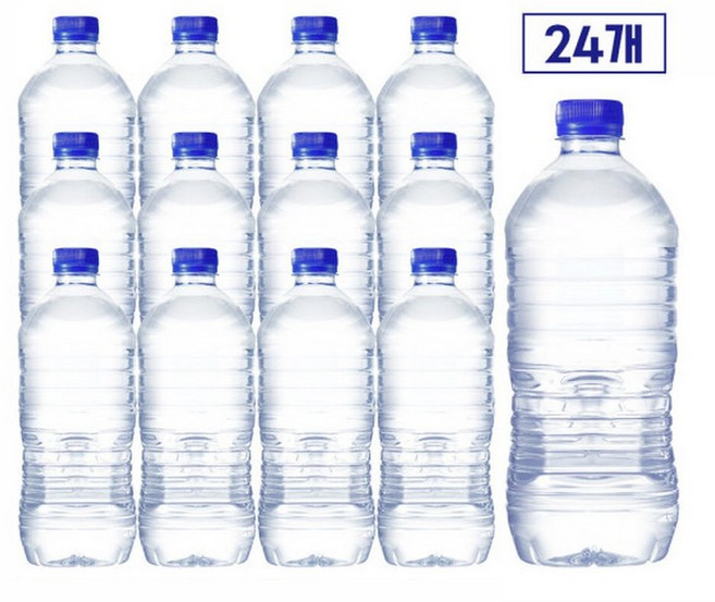 에브리데이 산수 1L x 24병 산수음료 무라벨 생수 환경호르몬NO 맑은1급수 청정암반수 아임에코, 24개