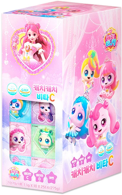 캐치티니핑 캐치캐치비타씨 250정 1개, 1.1g - 쿠팡