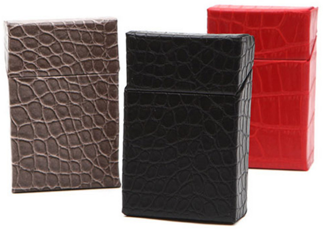 굿프랩 고급 가죽 스타일 담배케이스 파우치