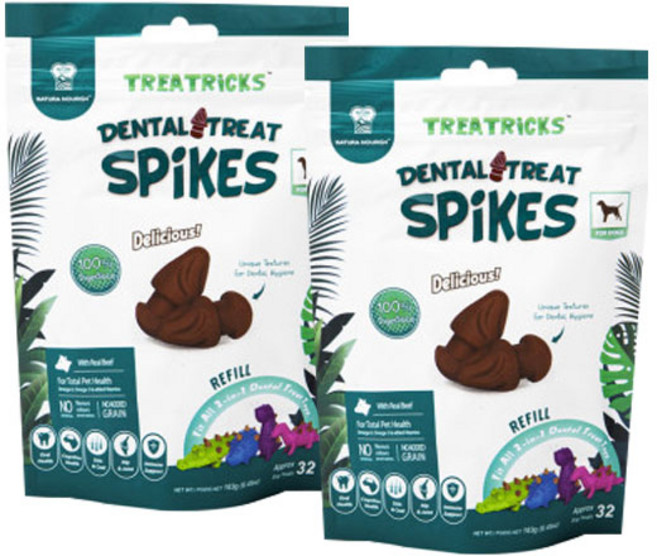 네추라너리쉬 트릿트릭 리필, 닭고기맛, 183g, 2개