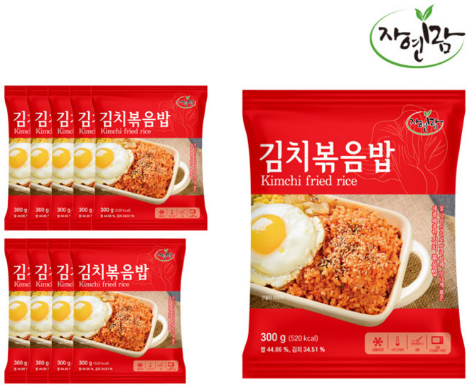 [자연맘스토리] 자연맘 김치 볶음밥 300g x 10개