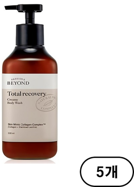 비욘드 토탈 리커버리 크리미 바디워시, 300ml, 5개