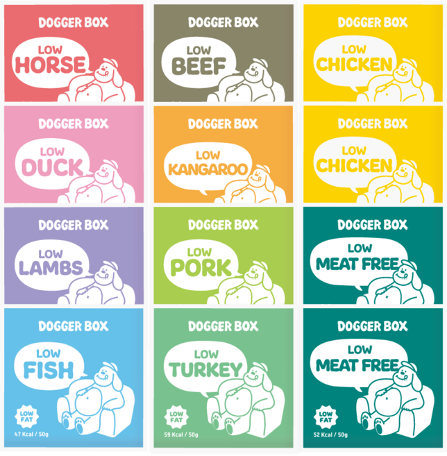 강아지화식 도거박스 샘플팩 사료토핑, 50g, 12개, 50ml, 소+닭+오리+양, 저단저지라인업600g