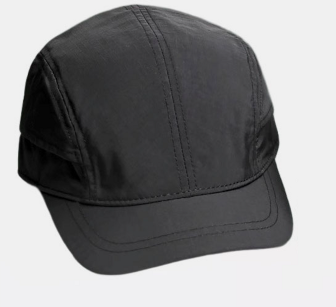 티보라 숏챙모자 챙짧은 모자 숏캡 대두 빅사이즈 러닝 조깅 여자 남자 볼캡, 블랙, 1개