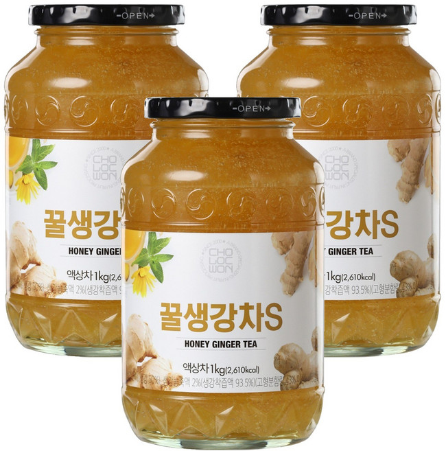 초록원 꿀생강차 S, 1kg, 1개입, 3개