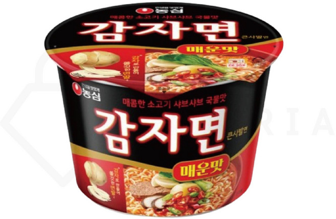 농심)감자면매운맛큰사발 92g, 2개