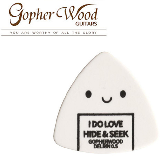 고퍼우드 Gopherwood 델린 삼각형 피크 0.5mm 블랙, 1개