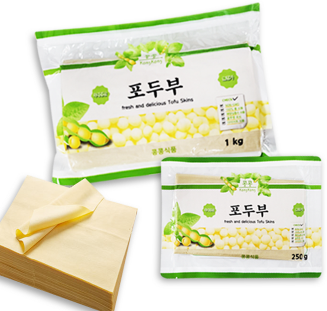 홍홍 중국식품 냉장 진공 국내생산 건두부 포두부, 1개, 1.25kg