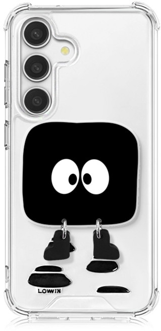 로윈 갤럭시 A24 A245 춘식이2 장화아크릴톡발자국 젤하드케이스