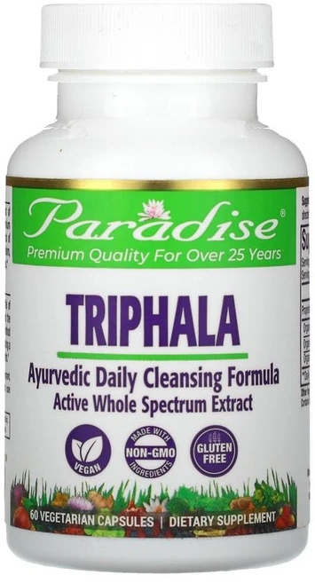 파라다이스허브 트리팔라 Organic Triphala - 60캡슐, 60정, 1개 - 쿠팡