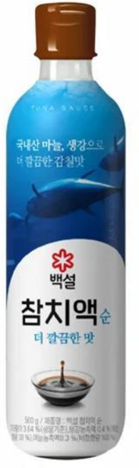 CJ 백설 참치액 순 더깔끔한맛, 500g, 40개