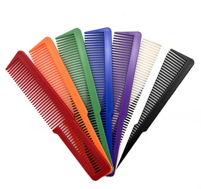 바버 클리퍼콤 바리깡빗 커트빗 미용빗 Barber Clipper comb, 퍼플, 1개