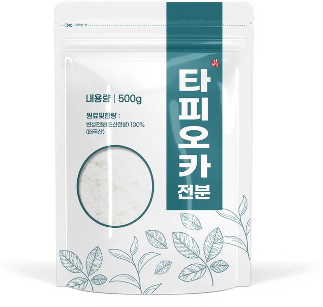 변성 타피오카 전분 가루 분말 상하이 버터떡 재료, 2개, 500g