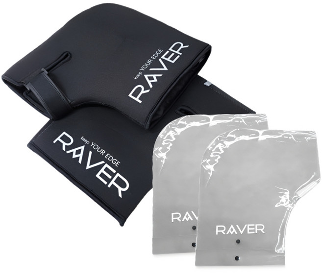 프로라이더스 겨울 장갑 오토바이토시 방한토시 RAVER 방한용품 방한용 핸들토시, 레이버 블랙+토시비닐