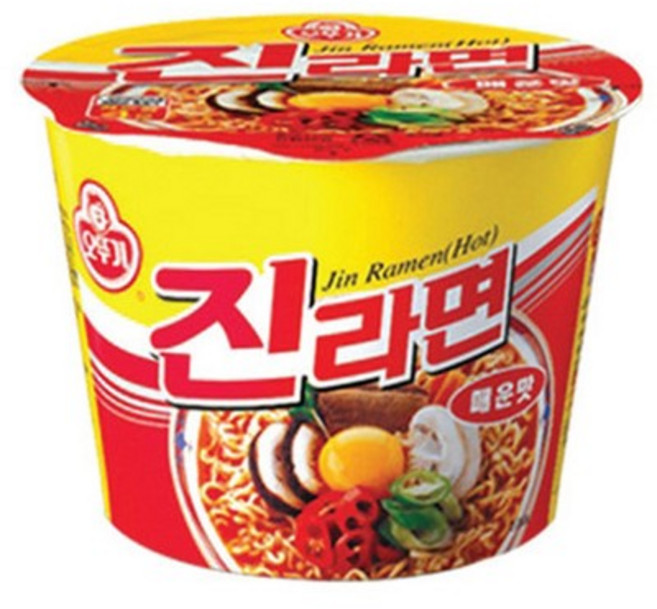 [오뚜기] 컵라면 큰사발 진라면 1박스 12입110g