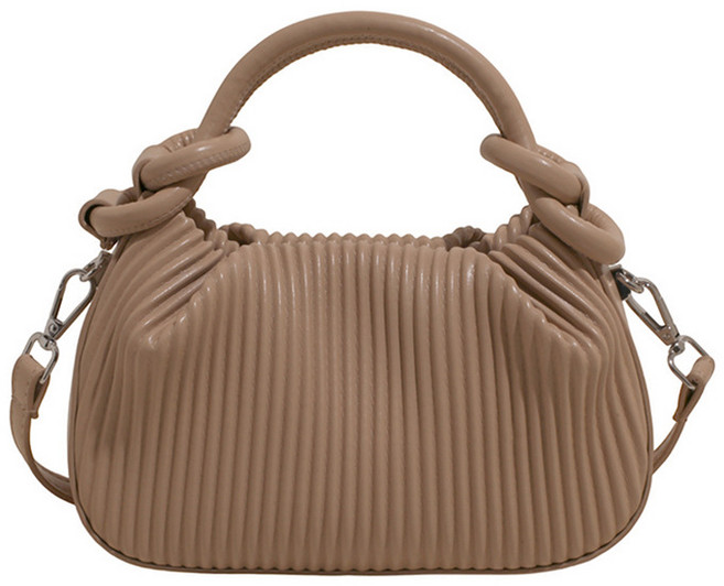 GENINA 여성 크로스백 플리츠백 미니백 여성 데일리 토트백