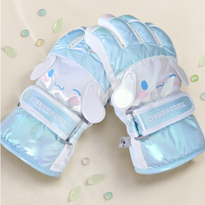 시나모롤 스키손가락장갑-샤인빅페이스입체 50271 (S0533)