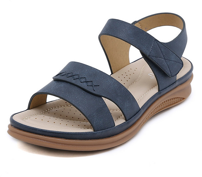 YANGTA 편안한 여름 여성 캐주얼 경량 미끄럼 방지 벨크로 샌들