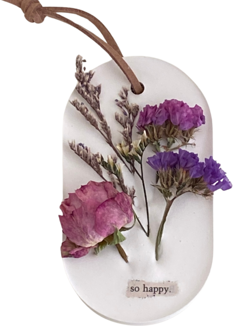 DIY 1인용 드라이플라워 석고방향제 타블렛 만들기 키트