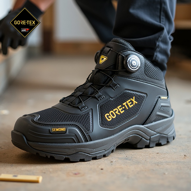 고어텍스 다이얼 경량안전화 KCs 인증 방수 세몽 HA501