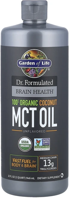 절실히 몸관리가필요한시기 Garden of Life 닥터 포뮬레이티드 두뇌 건강 100% 유기농 코코넛 중쇄중성지방 오일 무맛 946ml(32fl oz) 프리미엄할인상품입니다, GardenofLife닥터포뮬레이티드두뇌건강100유기농, 1, 946ml - 쿠팡