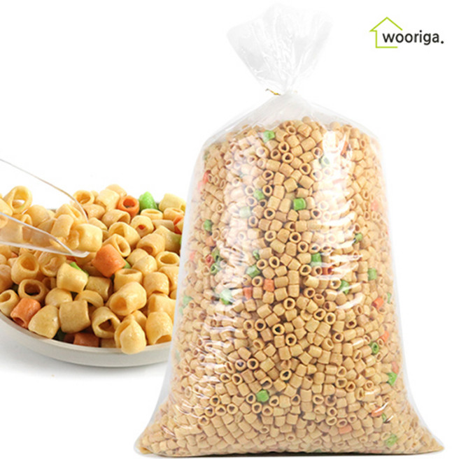 칼라 마카로니 2kg 뻥튀기 대용량과자 옛날과자, 1개