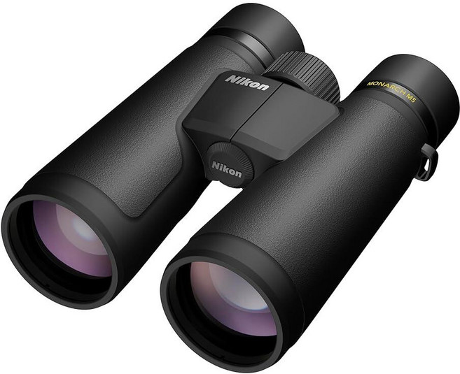 Nikon Monarch M5 10x50 쌍안경 | 고배율 방수 김 서림 방지 고무 장갑 50mm 대물 쌍안경 ED 유리 다층 코팅 렌즈 | 야생 동물 자연 관찰 광학