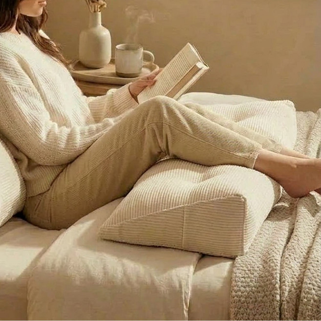 포니홈 컴팩트 침대 등받이 쿠션 등쿠션, 아이보리