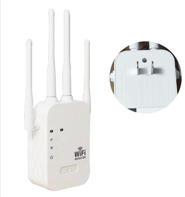 2 in 1 Wifi 부스터 라우터 2.4 Gz 무선 중계기 300 Mbps 광범위 신호 확장기 앰프 와이파이 라우터, 미국의, 1개
