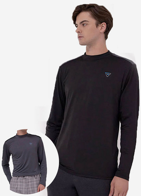 굿스맨 1+1 남성 FW 약기모 반폴라 티셔츠 2장