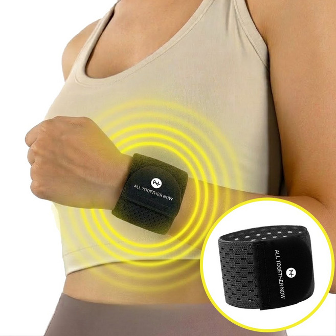 보호대연구소 쫀쫀 손목 보호대 아대 2p, 블랙, 2개