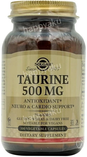 솔가 타우린 500mg 100정 (식물성캡슐) Solgar Taurine 100 vegetable capsules, 1개 - 쿠팡