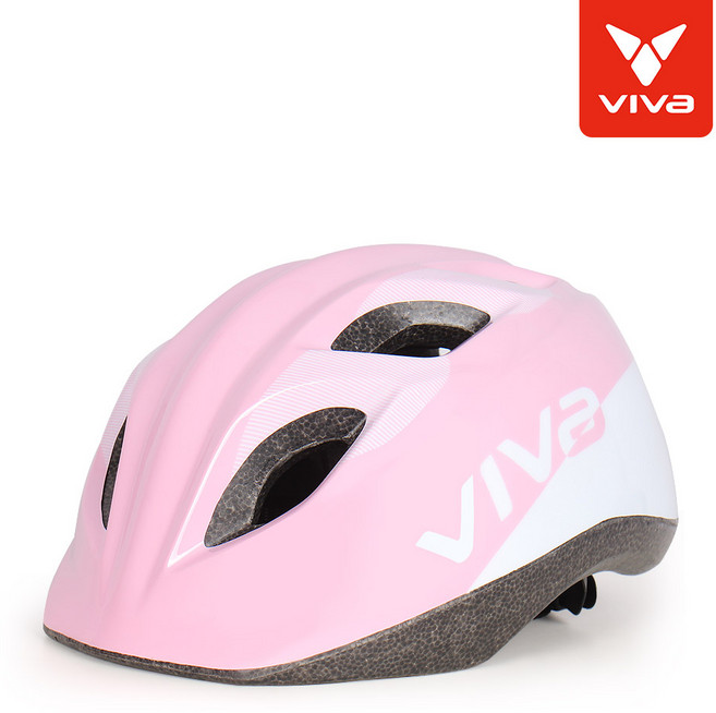 비바 아동 안전헬멧, 솔리드_핑크, 1개