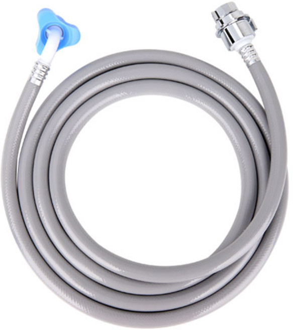 와이넷 국산 전기종 호환 크롬슈트 세탁기호스 3M, 1개, 블루