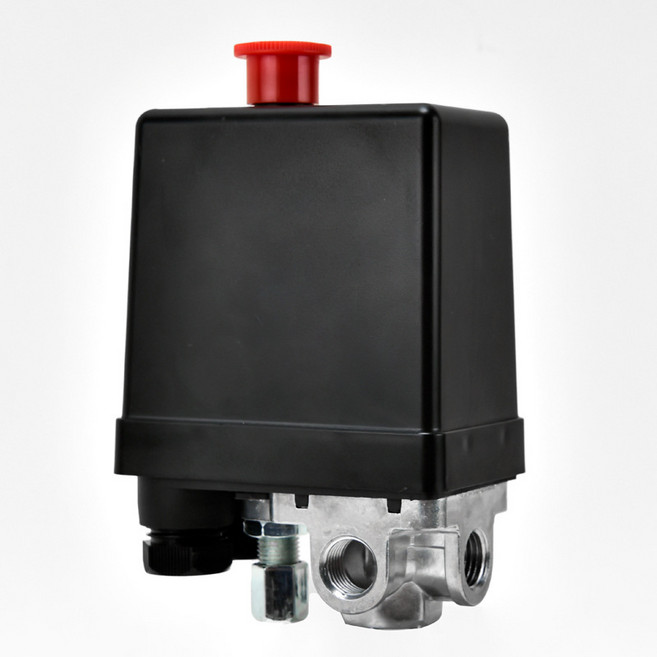 콤프레샤자동스위치 압력스위치 6mm 호스타입 4구 220v, 1개