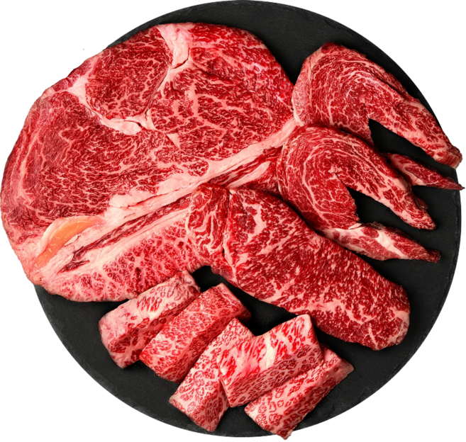 [대정한우]1++등급 투쁠 한우선물 모둠등심 500g(선물가방 포함)(등심+살치+채끝+새우살), 1개