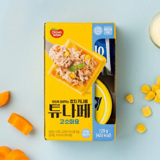동원참치 튜나페 고소마요, 129g, 1개