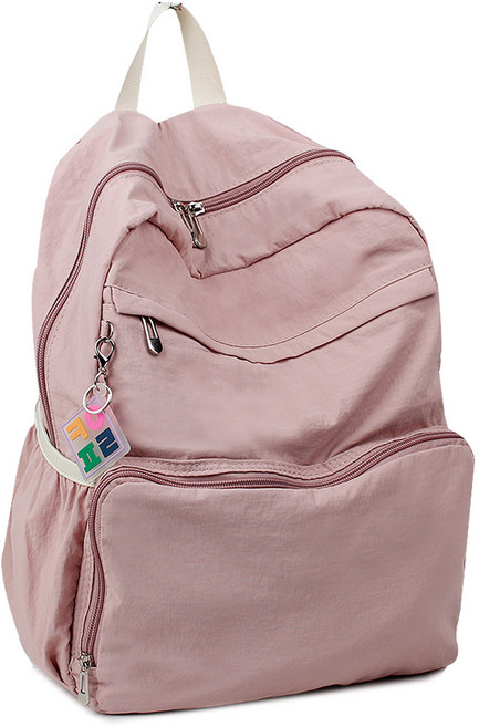 주말만 행사 가벼운 짱짱한 백팩 원단이 달라 바스락 변신 가방 파우치로 접이식 경량 휴대용 무지 데일리 책가방 여행 캐주얼 캐리어 안에 접어 수납 접는 배낭 시어서커