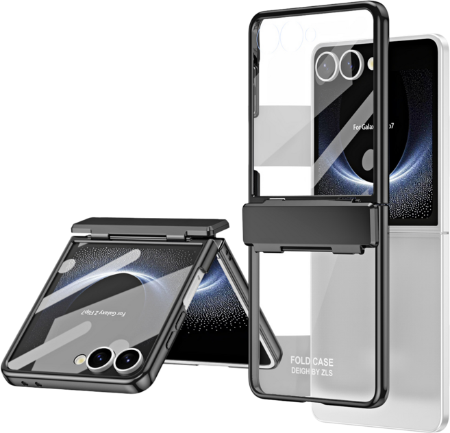 Elvo 갤럭시 플립7 6 초슬림 마크네틱 힌지보호 휴대폰 케이스