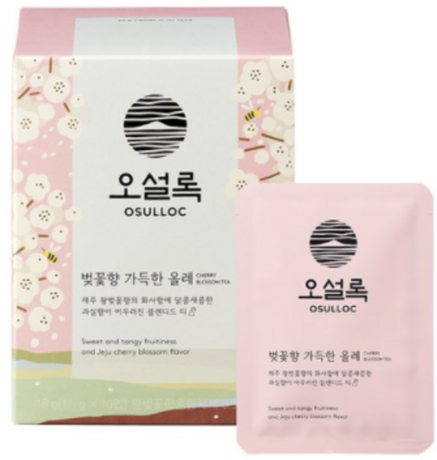오설록 벚꽃향 가득한 올레 과실차, 1.8mg, 30개입, 1개