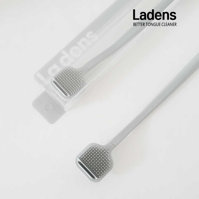 라덴스 베럴 듀얼 혀 클리너 색상 그레이 백태제거 구강관리, 25g, 1개