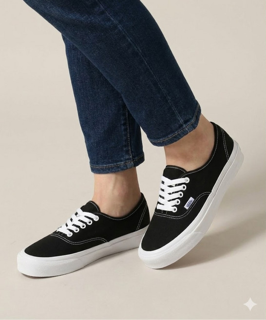 반스 vans 프리미엄 어센틱 리이슈 44 LX - 블랙화이트 VN000CQABA21