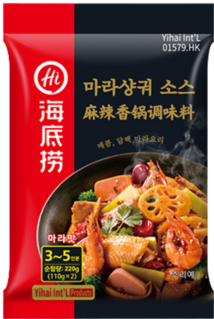 아시아식품 하이디라오 마라향궈 소스, 220g, 9개