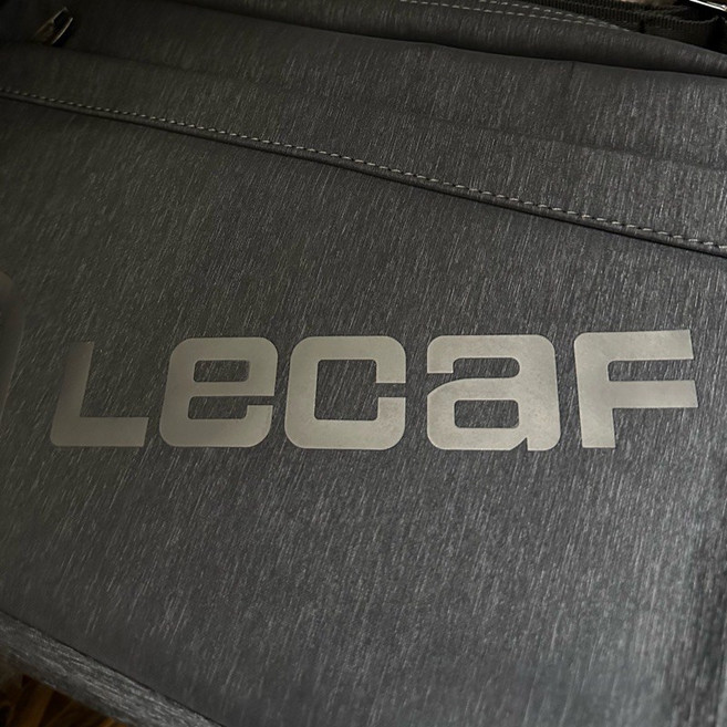 LECAF 韓版雪花料 男用斜背包 多格層 休閒質感, 髮絲黑