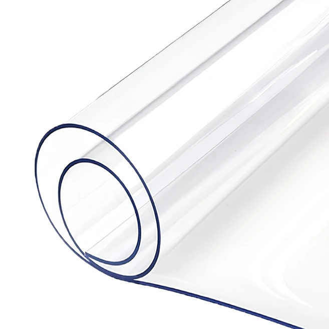 예피아 PVC 모서리 라운딩 매트, 투명, 90cm x 40cm x 1mm, 1개