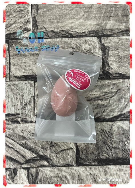 Toppro Ladys 超彈力玫瑰奶茶美妝蛋 韓國進口, 1個