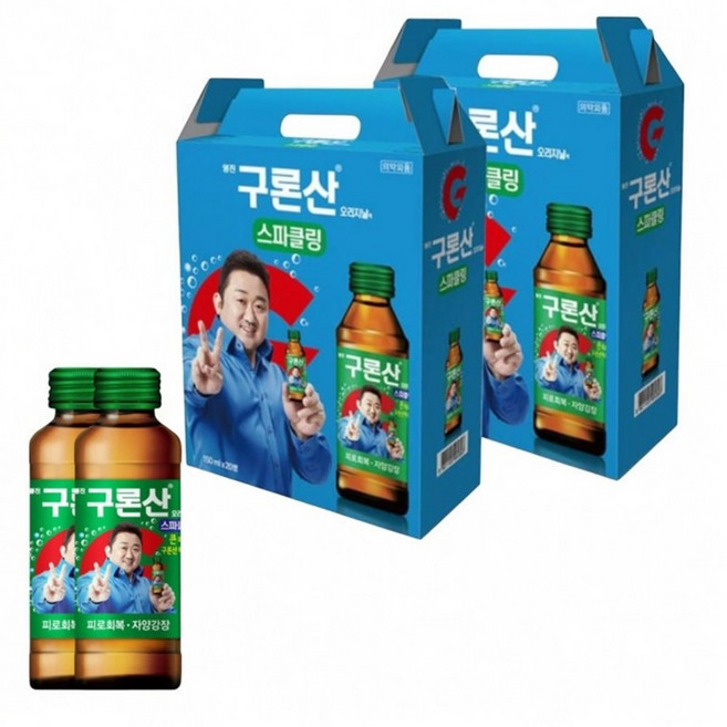 구론산 탄산 스파클링 육체피로 자양강장 오리지날액, 150ml