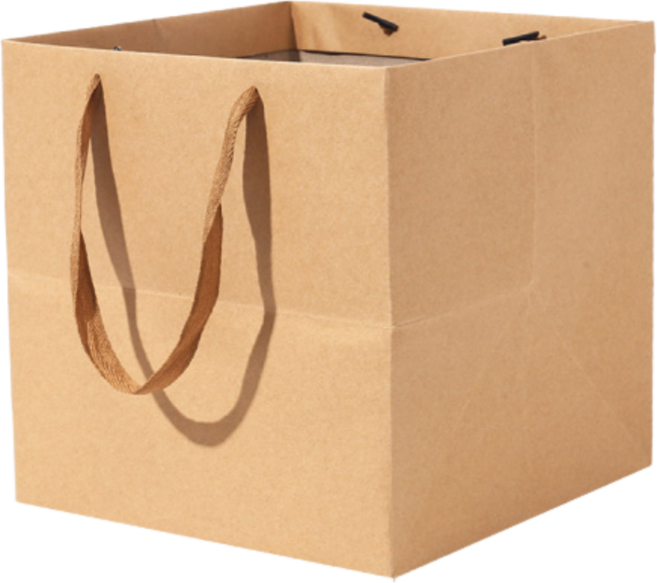 牛皮紙禮品手提袋：婚禮、節慶禮物包裝【SN0214], 1個, (5入)13.方款-17*17*17cm